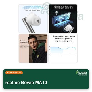 realme Bowie MA10 auriculares inalámbricos con