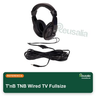 T'nB Auriculares Diadema HiFi Cable Largo