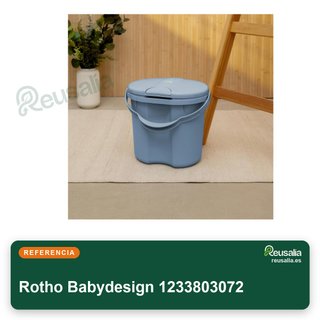 Rotho Babydesign cubo pañales hermético azul