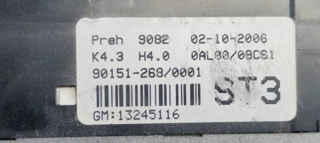 MANDO CALEFACCION / AIRE ACONDICIONADO OPEL ASTRA