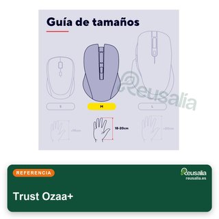 Trust Ozaa+ ratón inalámbrico silencioso Bluetooth