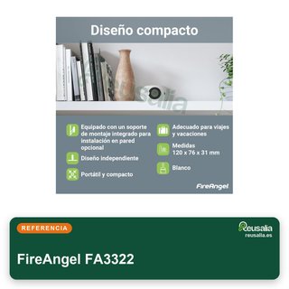 FireAngel detector monóxido carbono FA3322 digital