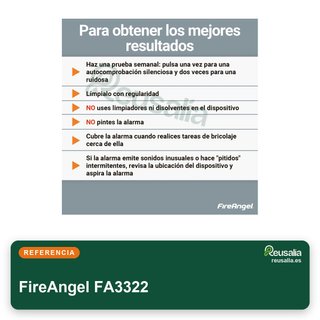 FireAngel detector monóxido carbono FA3322 digital