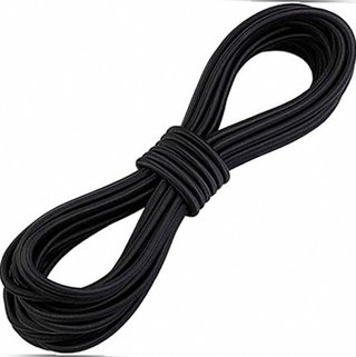 3 mm x 5 m Cordón de Goma Negro,Cuerda...