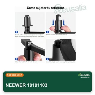 Neewer brazo extensible soporte reflector aluminio
