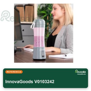 InnovaGoods batidora vaso portátil smoothie detox