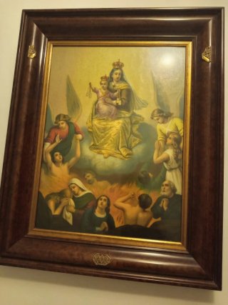 Cuadro antiguo religioso 100 años