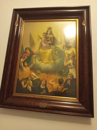 Cuadro antiguo religioso 100 años