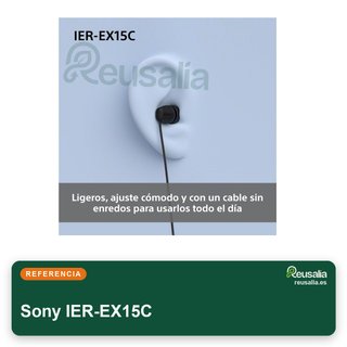 Sony IER-EX15C auriculares cable USB-C ligeros