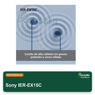 Sony IER-EX15C auriculares cable USB-C ligeros