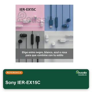 Sony IER-EX15C auriculares cable USB-C ligeros