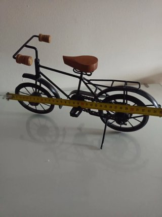 Bicicleta Decorativa Metal y Madera