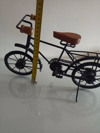 Bicicleta Decorativa Metal y Madera