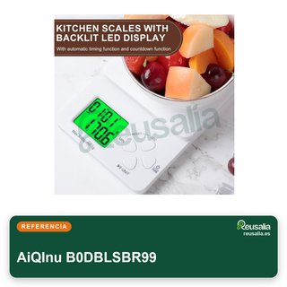 AiQInu báscula cocina digital precisión