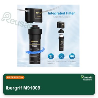 Filtro acqua sotto lavandino Ibergrif NSF