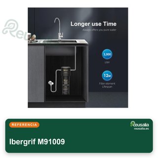 Filtro acqua sotto lavandino Ibergrif NSF