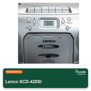 Lenco SCD-420SI radio portátil cd casete música