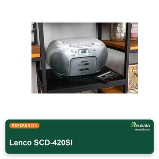 Lenco SCD-420SI radio portátil cd casete música