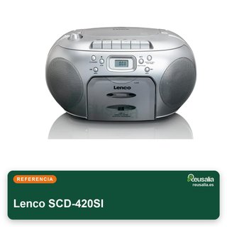 Lenco SCD-420SI radio portátil cd casete música