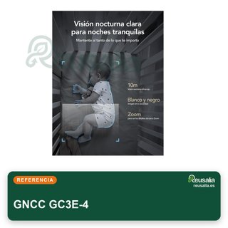 GNCC Cámara vigilancia WiFi interior 1080P