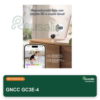 GNCC Cámara vigilancia WiFi interior 1080P