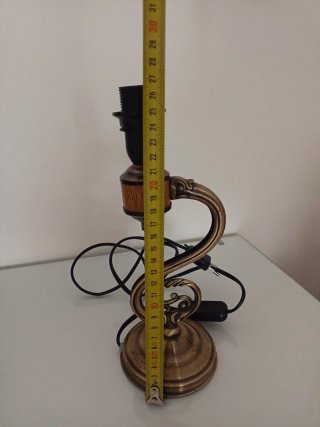 Pie de lámpara de mesa vintage