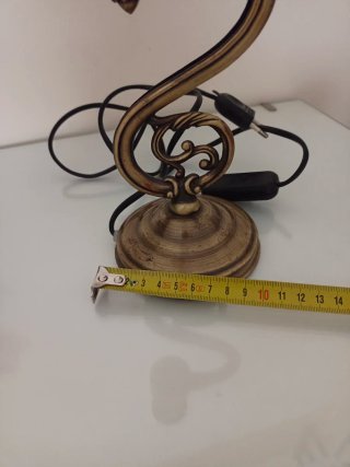 Pie de lámpara de mesa vintage