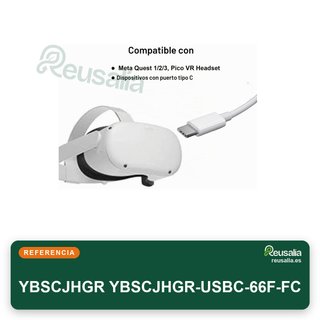 Caricatore USB C Meta Quest con ricarica rapida