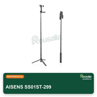 AISENS trípode selfie mando bluetooth versátil