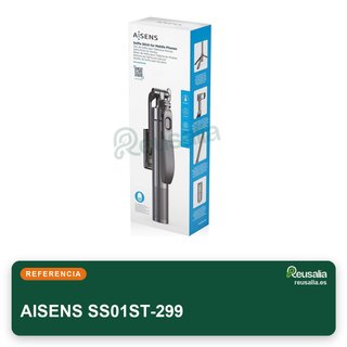 AISENS trípode selfie mando bluetooth versátil