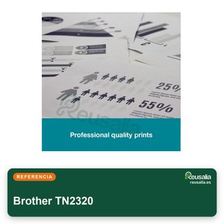 Brother TN2320 tóner negro alta capacidad