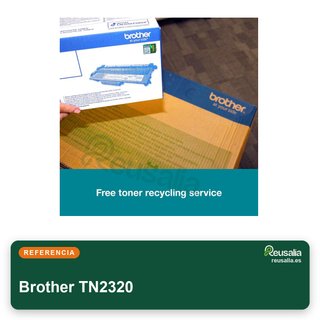 Brother TN2320 tóner negro alta capacidad