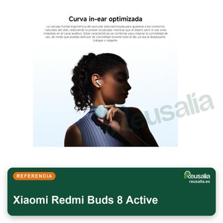 Xiaomi Redmi Buds 8 Active 37h batería blanca