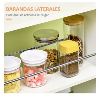Carrito Cocina Cajón y 2 Estantes