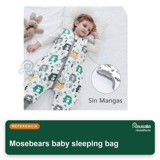 Mosebears saco bebé algodón orgánico invierno