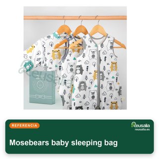 Mosebears saco bebé algodón orgánico invierno