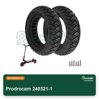 Neumáticos sólidos repuesto 10" para patinete