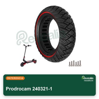 Neumáticos sólidos repuesto 10" para patinete