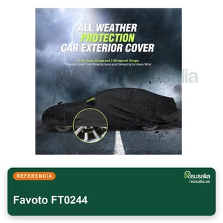 Favoto cubierta coche impermeable sedán