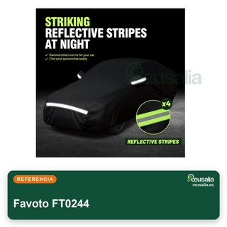 Favoto cubierta coche impermeable sedán