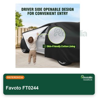 Favoto cubierta coche impermeable sedán