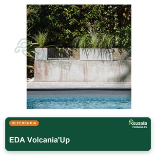 EDA Volcania'Up jardinera 57L efecto piedra
