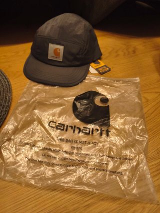Gorra Carhartt 5 paneles gris