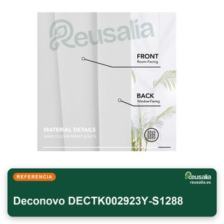 Deconovo cortina opaca térmica 200x245 gris