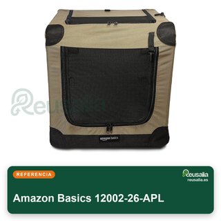 Amazon Basics transportín plegable perros 66cm