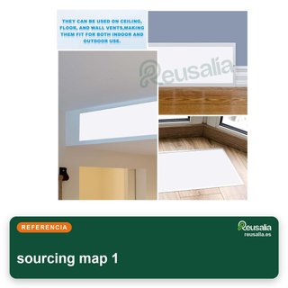 Cubierta ventilación magnética 1,99x0,25 m