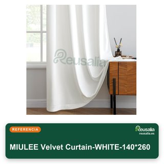 MIULEE cortinas terciopelo aislantes semiopacas