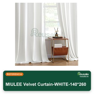 MIULEE cortinas terciopelo aislantes semiopacas