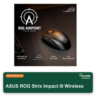 - ASUS ROG Strix Impact III ratón gaming