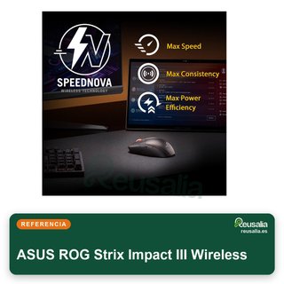- ASUS ROG Strix Impact III ratón gaming